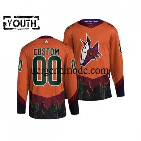 Kinder Arizona Coyotes CUSTOM Eishockey Trikot Adidas 2022-2023 Reverse Retro Orange Authentic